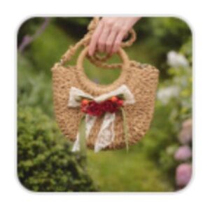 NWT Lace Made Little Red Rose Bag